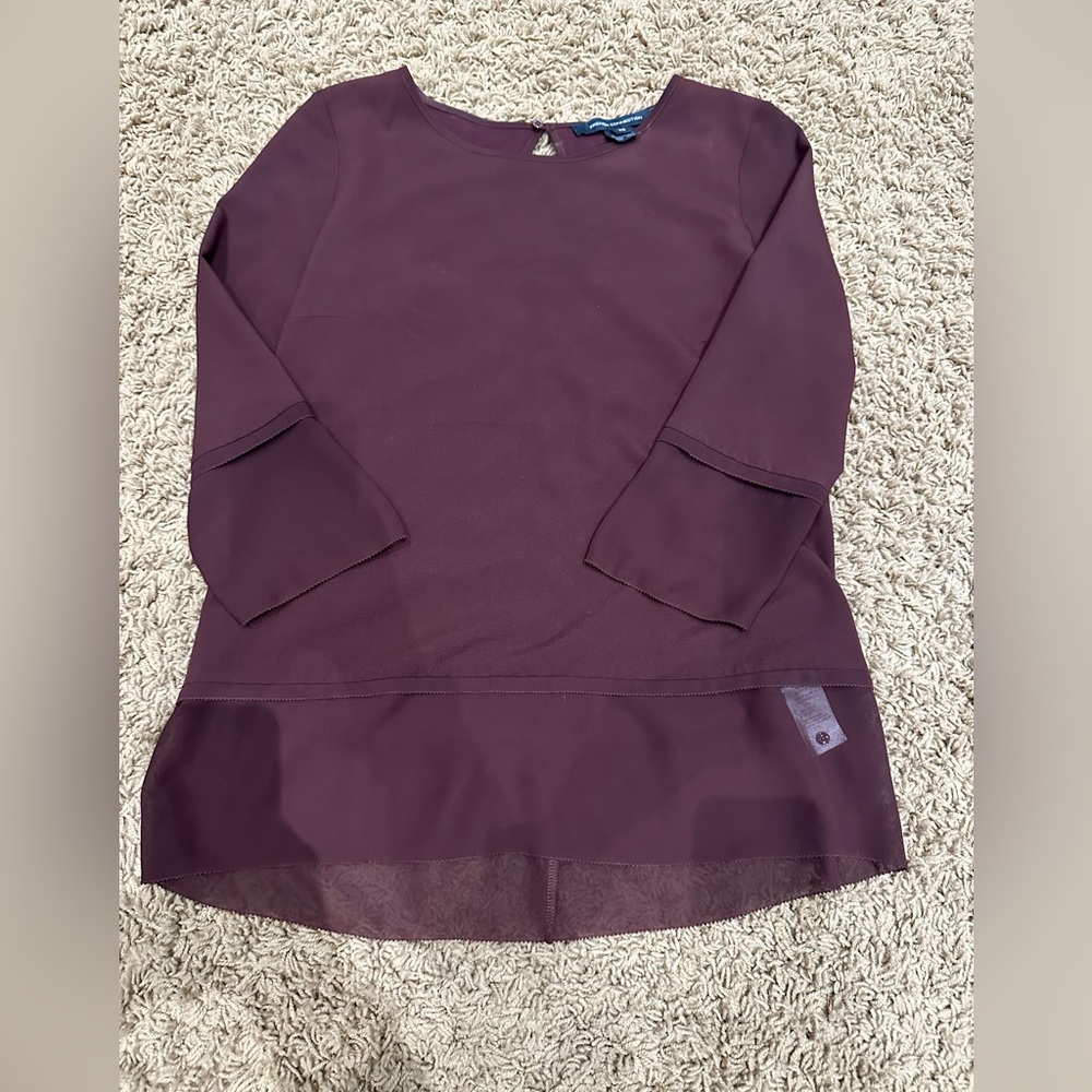 Women's Plum Long Sleeve Top